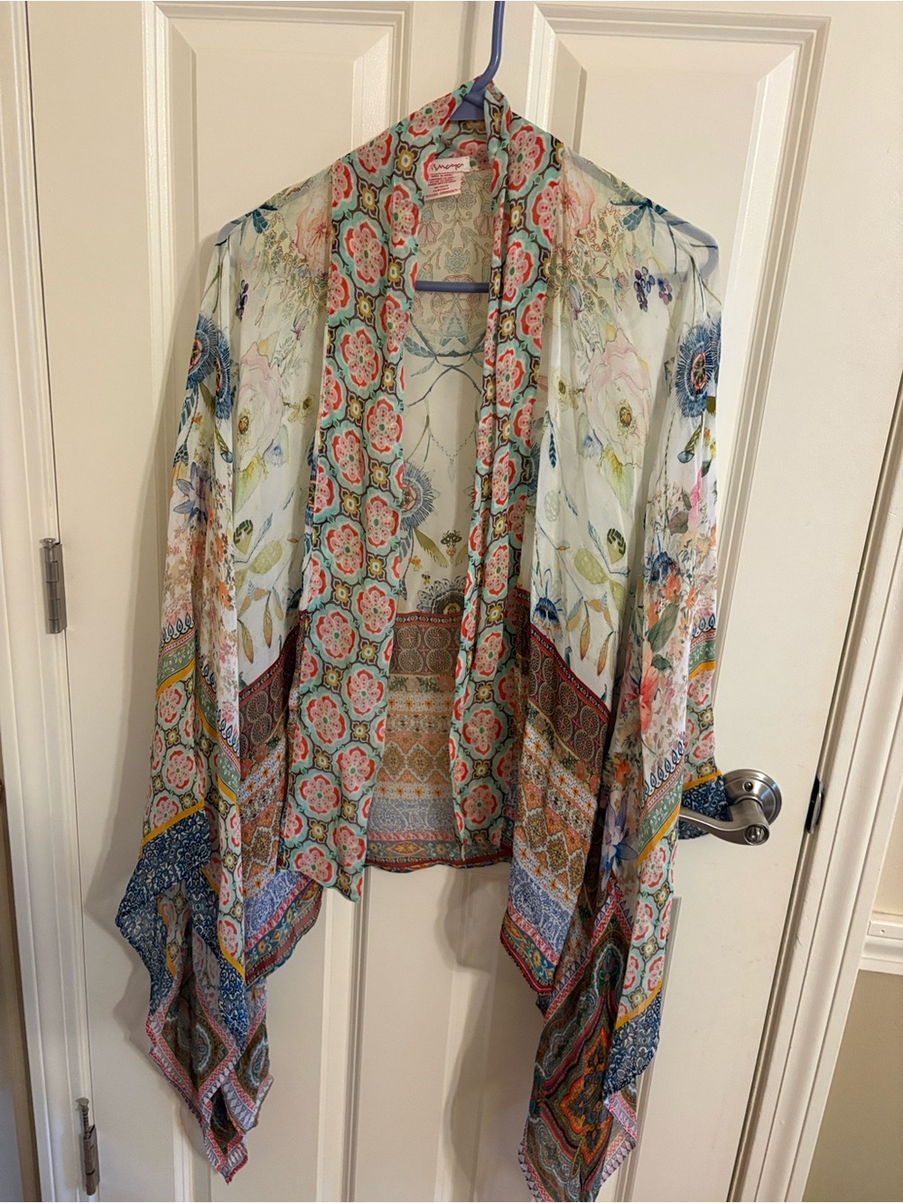 Anthropology multi-colored wrap